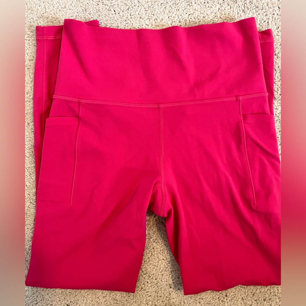 Athleta Fuchsia Leggings